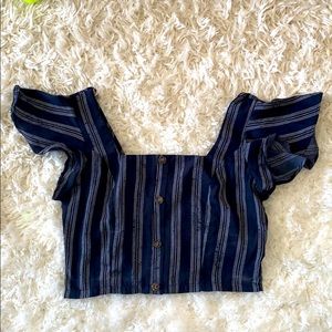 Striped Crop Top